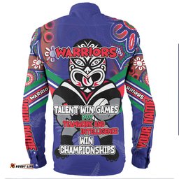 Amazing Aussie New Zealand Warriors Sport Custom Talent Win Games But Teamwork And Intelligence Win Championships With Aboriginal Style Long Sleeve Shirt