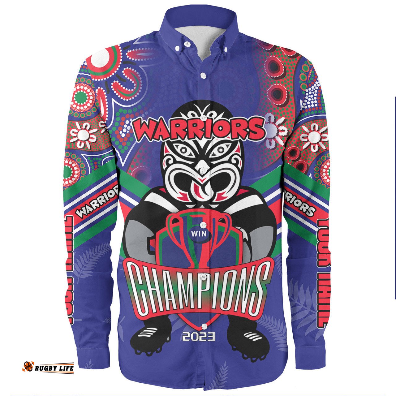 Amazing Aussie New Zealand Warriors Sport Custom Talent Win Games But Teamwork And Intelligence Win Championships With Aboriginal Style Long Sleeve Shirt