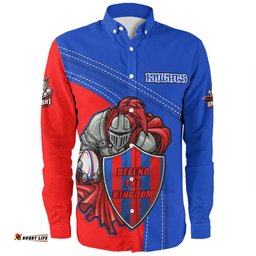 Amazing Aussie Newcastle Knights Custom Team Of Us Die Hard Fan Supporters Long Sleeve Shirt