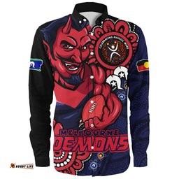 Amazing Aussie Melbourne Power Through Generations NAIDOC Edition Long Sleeve Shirt