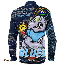 Amazing Aussie New South Wales Blues Spirit Of NAIDOC Series Long Sleeve Shirt