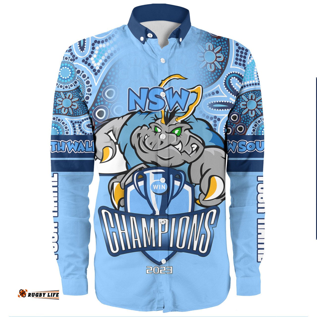 Amazing Aussie Cockroach Sport Custom Talent Win Games But Teamwork And Intelligence Win Championships With Aboriginal Style Long Sleeve Shirt