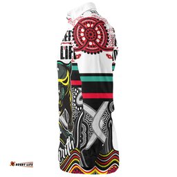 Amazing Aussie Penrith Panthers Custom Penrith Panthers For Life With Aboriginal Style Long Sleeve Shirt