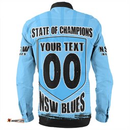 Amazing Aussie New South Wales Blues Dynasty Of Blues Long Sleeve Shirt