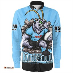 Amazing Aussie New South Wales Blues Dynasty Of Blues Long Sleeve Shirt