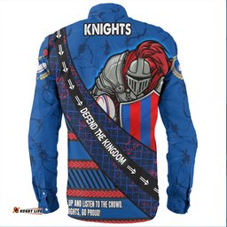 Amazing Aussie Newcastle Knights Sport Theme Song For Rugby With Sporty Style Long Sleeve Shirt