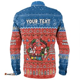 Amazing Aussie Newcastle Knights Christmas Custom Chrissie Spirit Long Sleeve Shirt