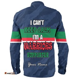 Amazing Aussie New Zealand Warriors Custom Warriors Supporter Long Sleeve Shirt