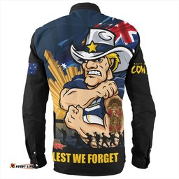 Amazing Aussie North Queensland Cowboys Fearless ANZAC Defender Long Sleeve Shirt
