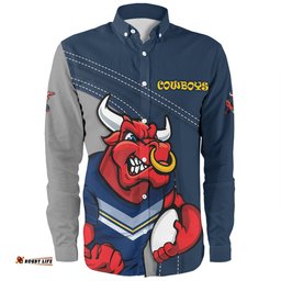 Amazing Aussie North Queensland Cowboys Custom Team Of Us Die Hard Fan Supporters Long Sleeve Shirt