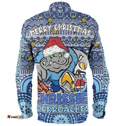 Amazing Aussie New South Wales Cockroaches Christmas Custom Christmas Knit Patterns Vintage Jersey Ugly Long Sleeve Shirt
