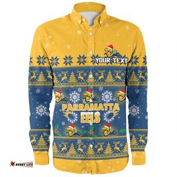Amazing Aussie Parramatta Eels Christmas Custom Special Ugly Christmas Long Sleeve Shirt