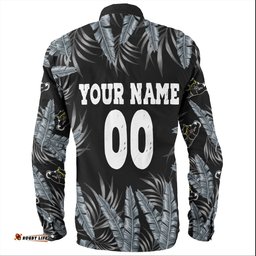 Amazing Aussie Penrith Panthers Custom Tropical Patterns Penrith Panthers Long Sleeve Shirt