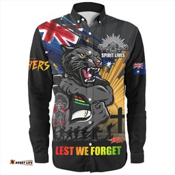 Amazing Aussie Penrith Panthers Fearless ANZAC Defender Long Sleeve Shirt