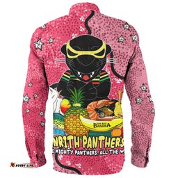 Amazing Aussie Penrith Panthers Custom Australian Big Things (Pink) Long Sleeve Shirt