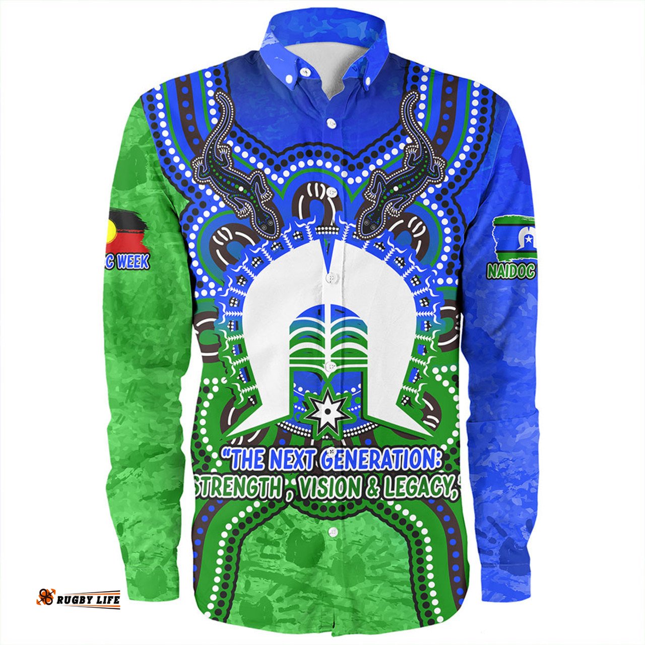 Amazing Aussie Indigenous Australian Aboriginal Dhari Dreams NAIDOC Edition Long Sleeve Shirt