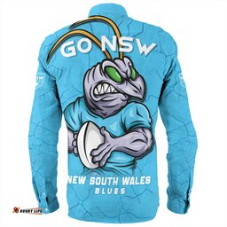 Amazing Aussie New South Wales Blues Go NSW Blues Break The Limit Long Sleeve Shirt