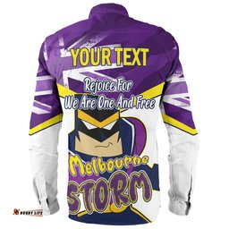 Amazing Aussie Melbourne Storm Happy Australia Day We Are One And Free V2 Long Sleeve Shirt