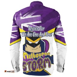 Amazing Aussie Melbourne Storm Happy Australia Day We Are One And Free V2 Long Sleeve Shirt