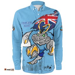 Amazing Aussie New South Wales Blues Custom For Die Hard Fan Australia Flag Scratch Style Long Sleeve Shirt