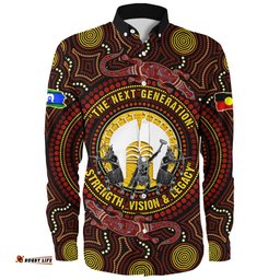 Amazing Aussie Indigenous Australian Aboriginal Naidoc Week Vision Of The Torres Warriors Long Sleeve Shirt