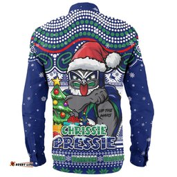Amazing Aussie New Zealand Warriors Aussie Ugly Christmas For Die Hard Fan Supporters Long Sleeve Shirt
