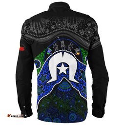 Amazing Aussie Indigenous Australian Aboriginal Torres Warrior Legacy NAIDOC Journey Long Sleeve Shirt