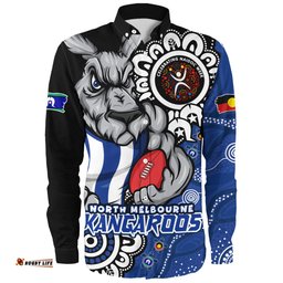 Amazing Aussie North Melbourne Power Through Generations NAIDOC Edition Long Sleeve Shirt