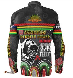 Amazing Aussie Penrith Panthers Anzac Custom Penrith Panthers Power Shirt Long Sleeve Shirt