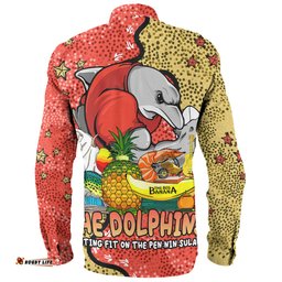 Amazing Aussie Redcliffe Dolphins Custom Australian Big Things Long Sleeve Shirt