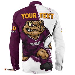 Amazing Aussie Queensland Maroons Battleborn Maroons Long Sleeve Shirt