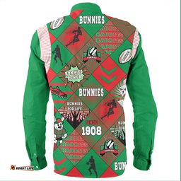 Amazing Aussie South Sydney Rabbitohs Argyle Patterns Style Tough Fan Rugby For Life Long Sleeve Shirt