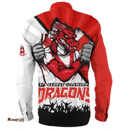 Amazing Aussie St. George Illawarra Dragons Fearless Soul Series Long Sleeve Shirt