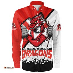 Amazing Aussie St. George Illawarra Dragons Fearless Soul Series Long Sleeve Shirt