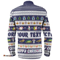 Amazing Aussie Victoria Christmas Custom Happy Chrissie Ugly Style Long Sleeve Shirt