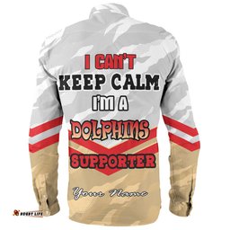 Amazing Aussie Redcliffe Dolphins Custom Redcliffe Dolphins Supporter Long Sleeve Shirt