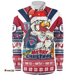 Amazing Aussie Sydney Roosters Christmas Custom Easts Rooster Santa Aussie Big Things Long Sleeve Shirt