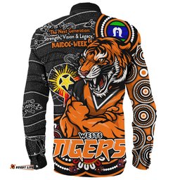 Amazing Aussie Wests Tigers Spirit Of NAIDOC Series Long Sleeve Shirt