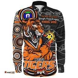 Amazing Aussie Wests Tigers Spirit Of NAIDOC Series Long Sleeve Shirt