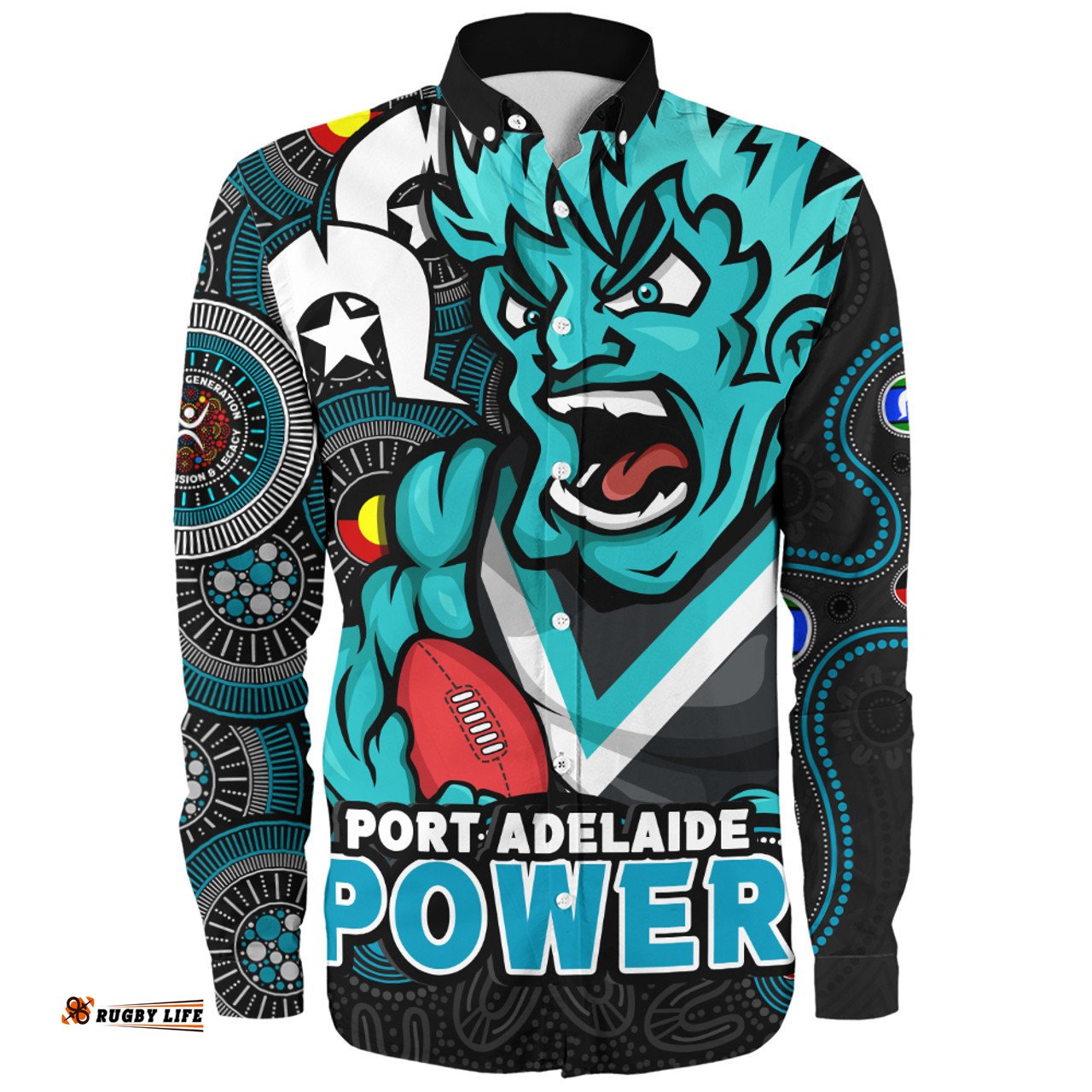 Amazing Aussie Port Adelaide NAIDOC Spirit Of Country Long Sleeve Shirt