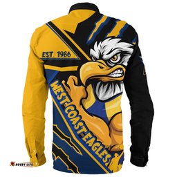 Amazing Aussie West Coast Eagles Battlefield Glory Gear Long Sleeve Shirt