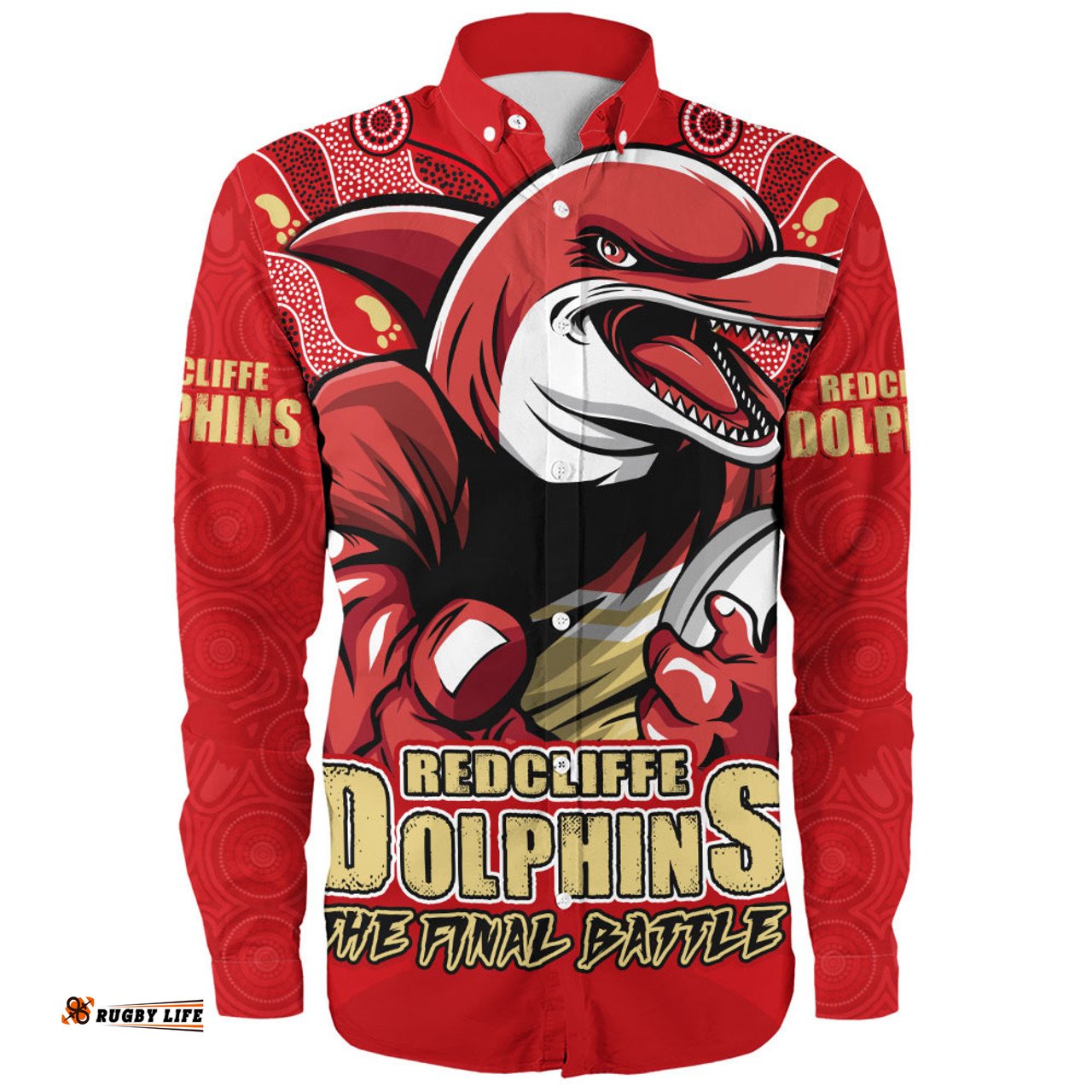 Amazing Aussie Redcliffe Dolphins Final Clash Battle Edition Long Sleeve Shirt