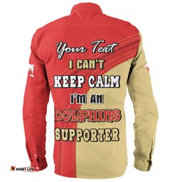 Amazing Aussie Redcliffe Dolphins Custom Team Of Us Die Hard Fan Supporters Long Sleeve Shirt