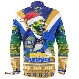 Amazing Aussie Parramatta Eels Christmas Custom Parramatta Eels Santa Aussie Big Things Christmas Long Sleeve Shirt