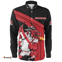 Amazing Aussie St. George Illawarra Dragons Custom Team Of Us Die Hard Fan Supporters Long Sleeve Shirt