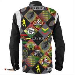 Amazing Aussie Penrith Panthers Argyle Patterns Style Tough Fan Rugby For Life Long Sleeve Shirt