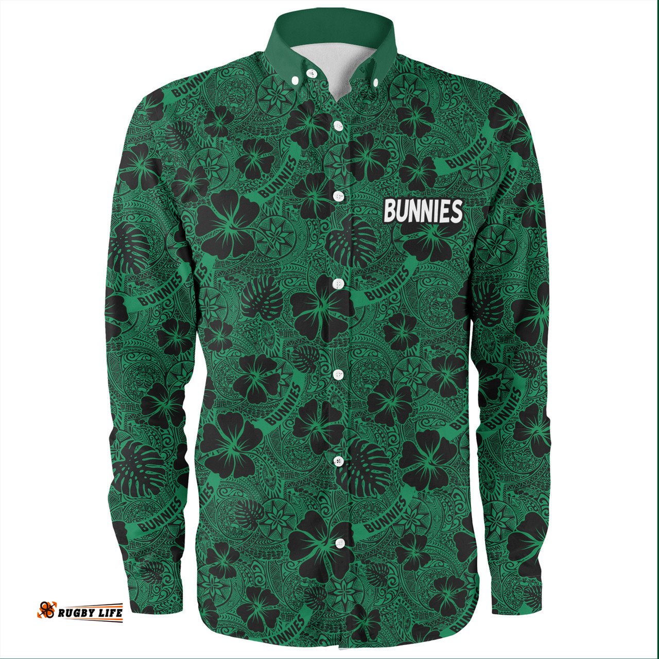 Amazing Aussie South Sydney Rabbitohs Scream With Tropical Patterns Long Sleeve Shirt