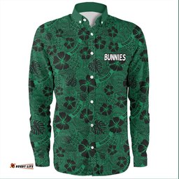 Amazing Aussie South Sydney Rabbitohs Scream With Tropical Patterns Long Sleeve Shirt
