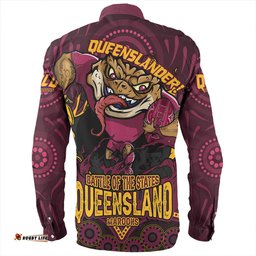 Amazing Aussie Queensland Maroons State Crusher Maroons Long Sleeve Shirt