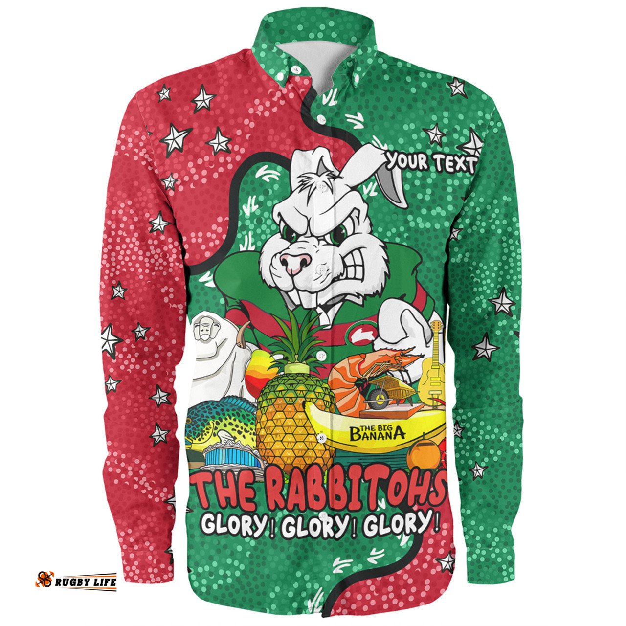 Amazing Aussie South Sydney Rabbitohs Australian Big Things Long Sleeve Shirt